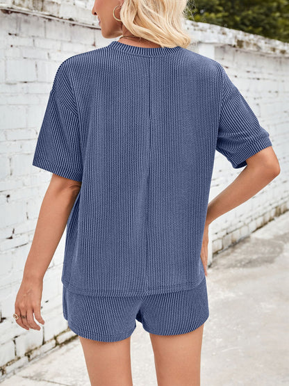 Elara™ | Comfortable ribbed loungewear set