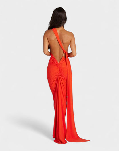 Garze | Backless Convertible Maxi Dress