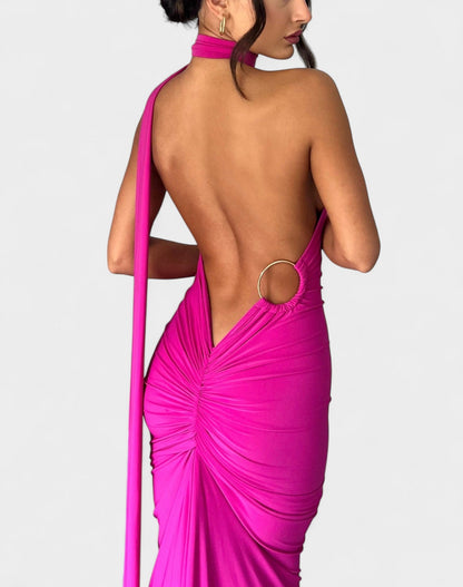 Garze | Backless Convertible Maxi Dress
