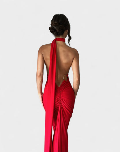 Garze | Backless Convertible Maxi Dress