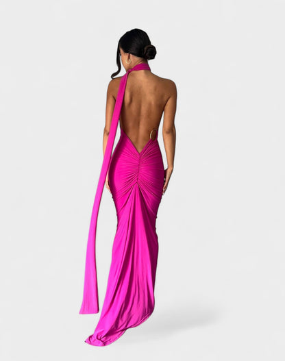 Garze | Backless Convertible Maxi Dress