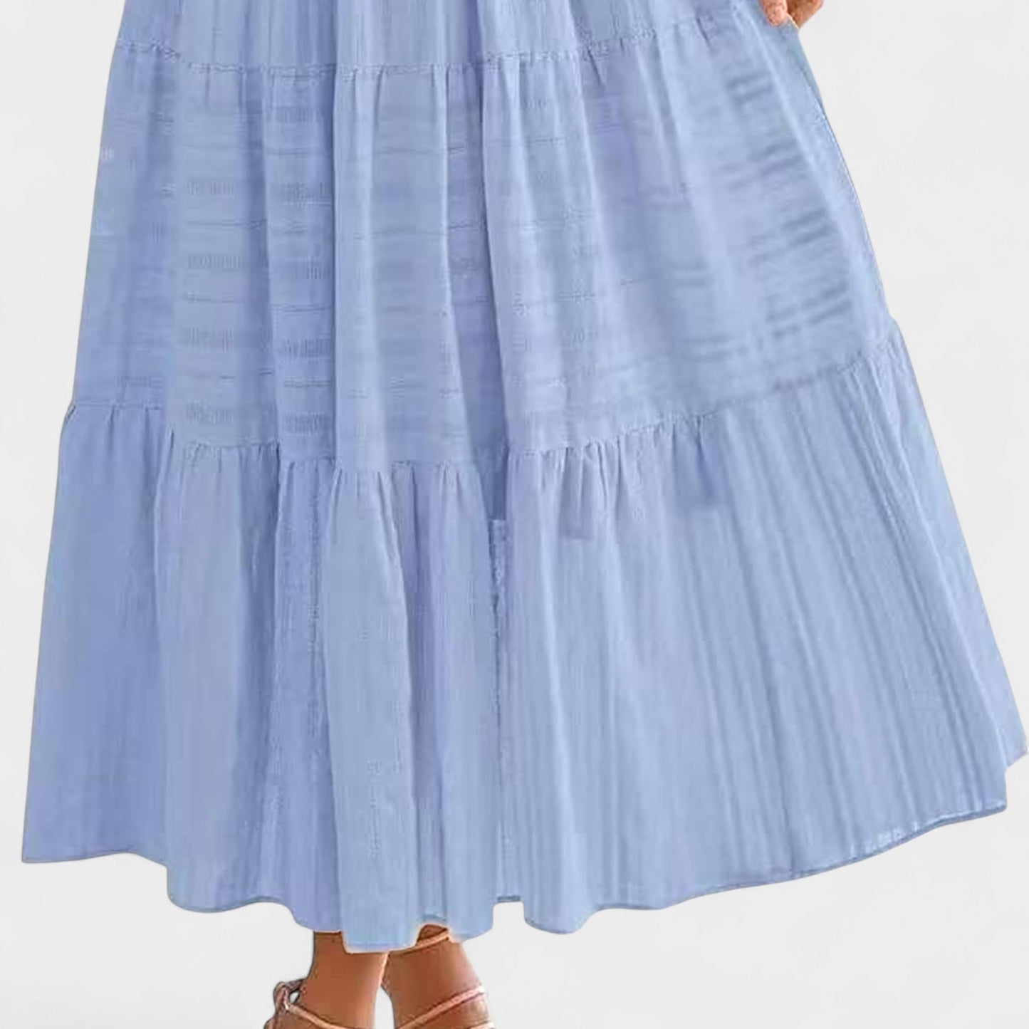 Isla | Tiered V-Neck Maxi Dress