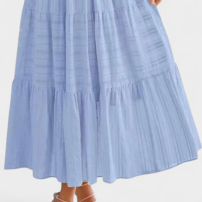 Isla | Tiered V-Neck Maxi Dress