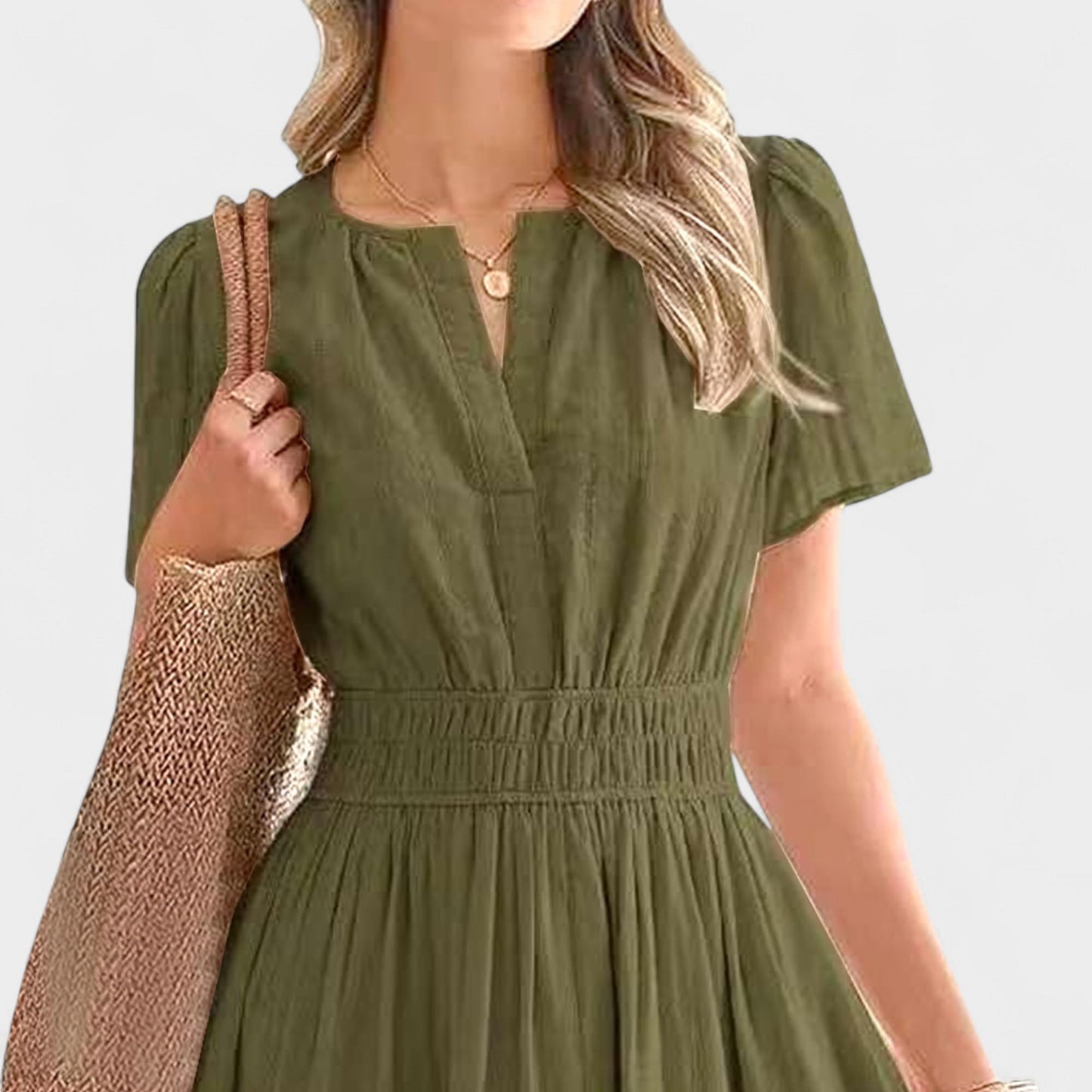 Isla | Tiered V-Neck Maxi Dress