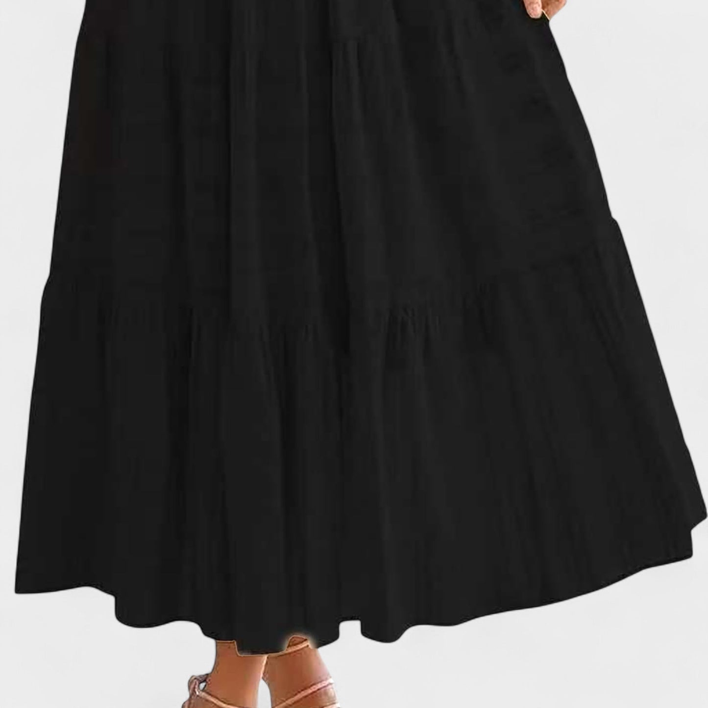 Isla | Tiered V-Neck Maxi Dress