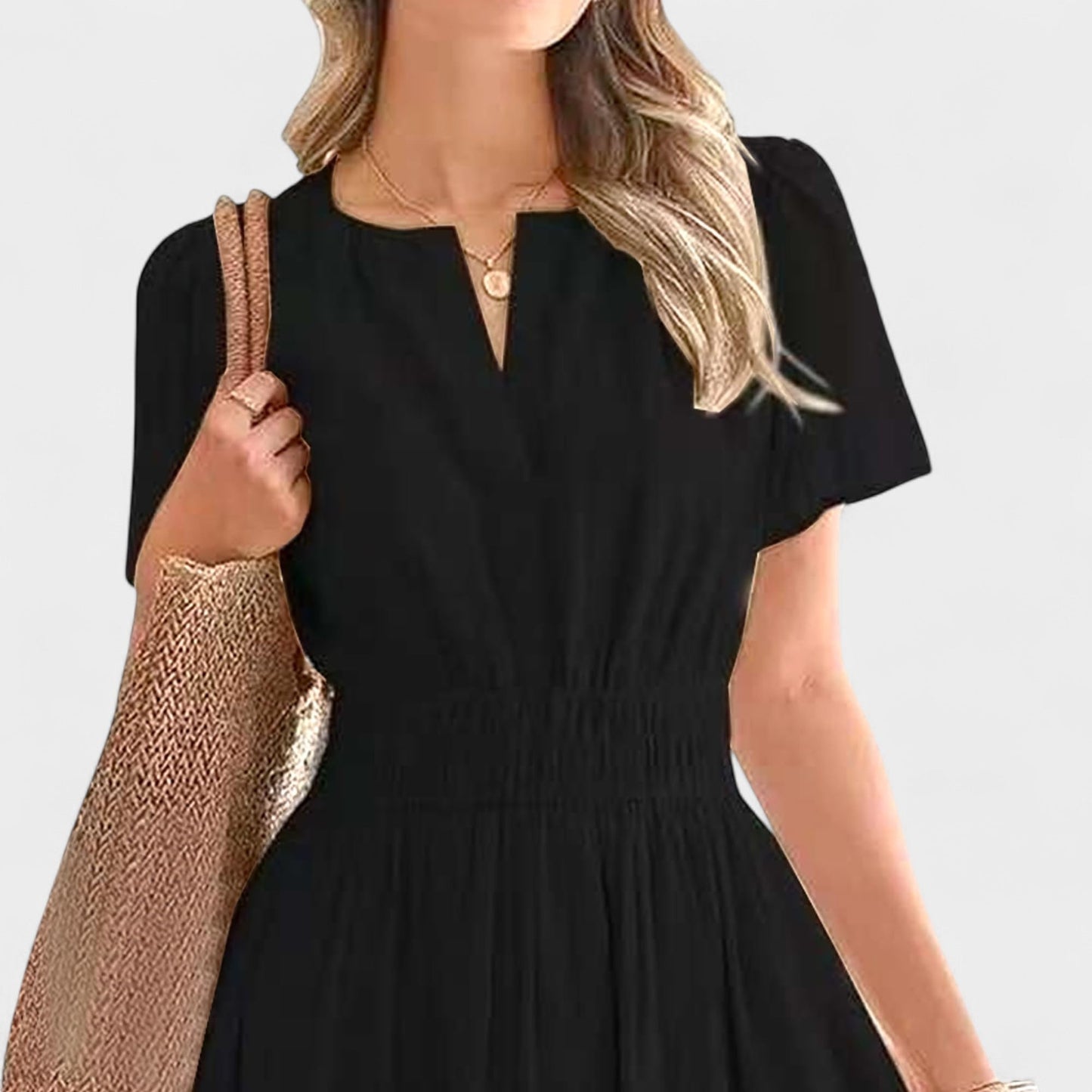 Isla | Tiered V-Neck Maxi Dress