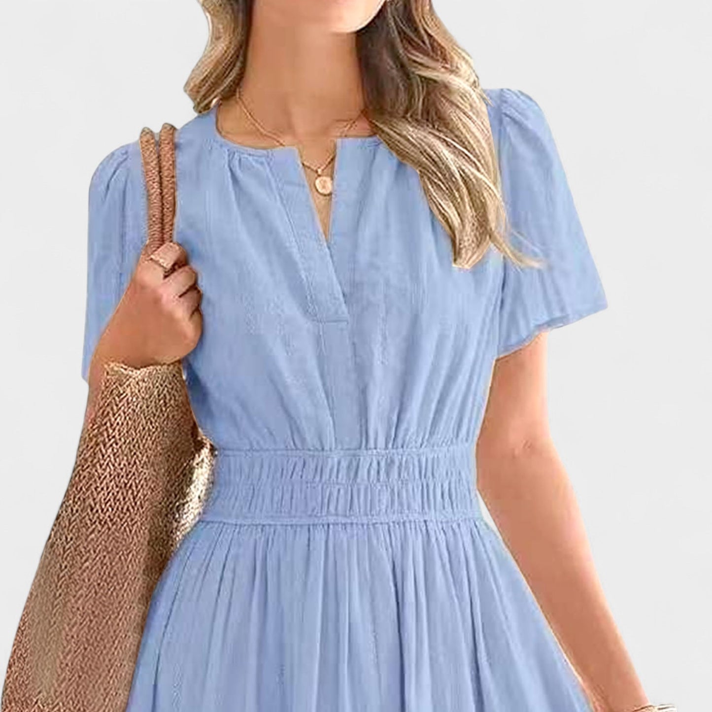 Isla | Tiered V-Neck Maxi Dress
