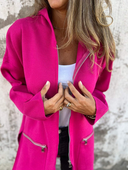 Palisades | Long Zip-Up Cardigan