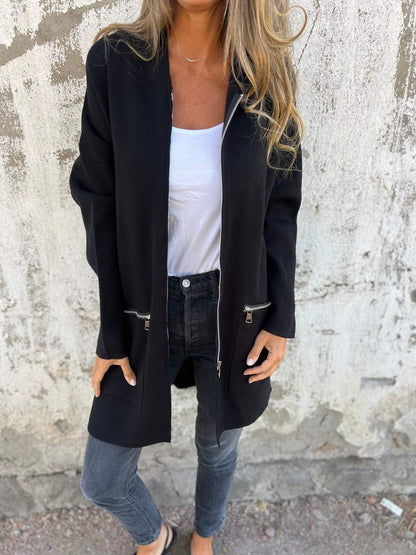 Palisades | Long Zip-Up Cardigan