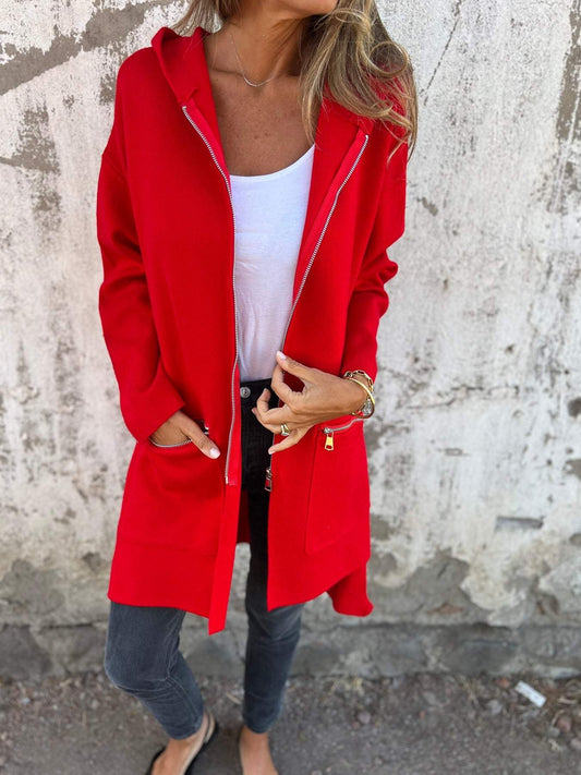 Palisades | Long Zip-Up Cardigan