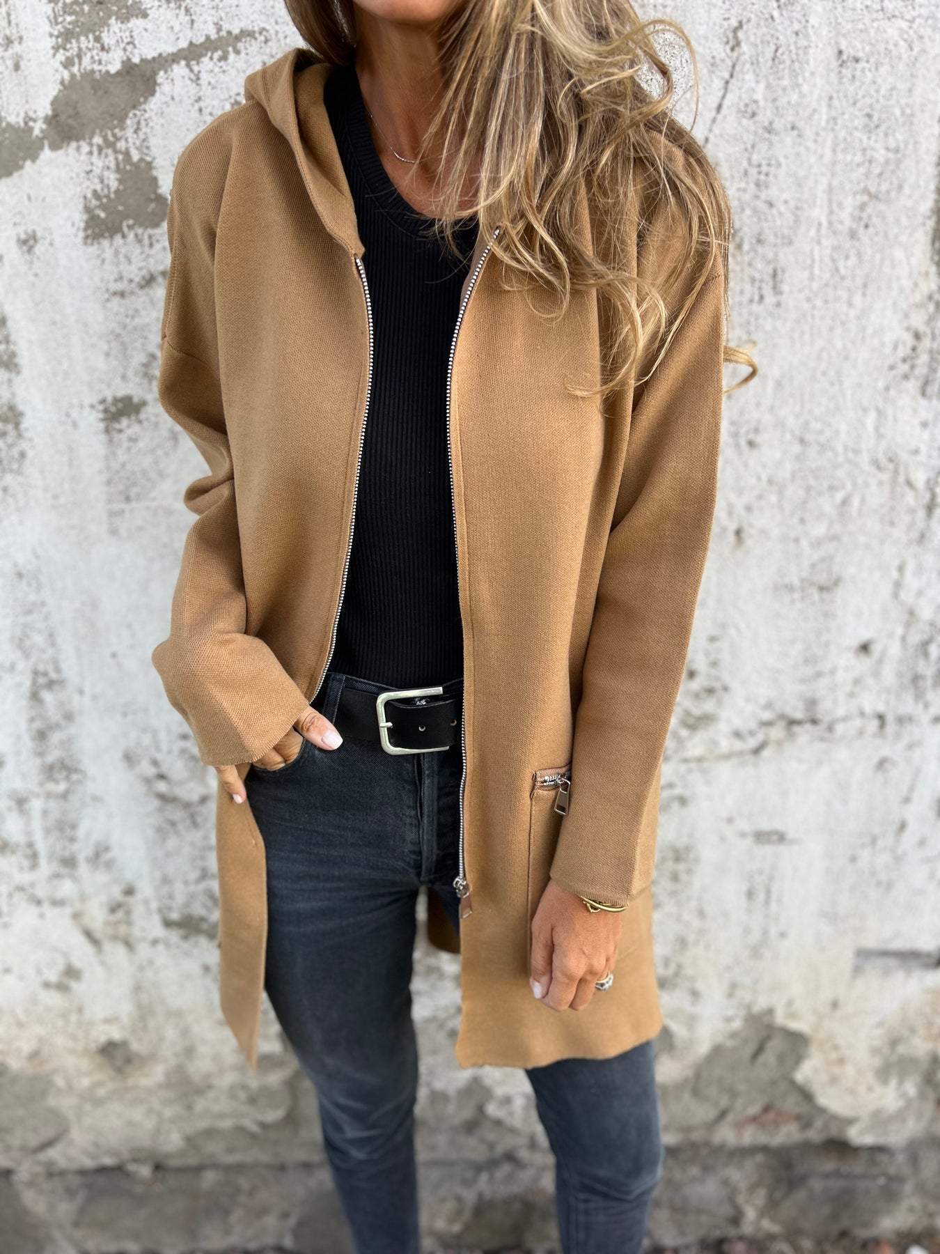 Palisades | Long Zip-Up Cardigan