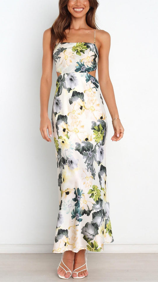Lena | Floral Elegance Maxi Dress