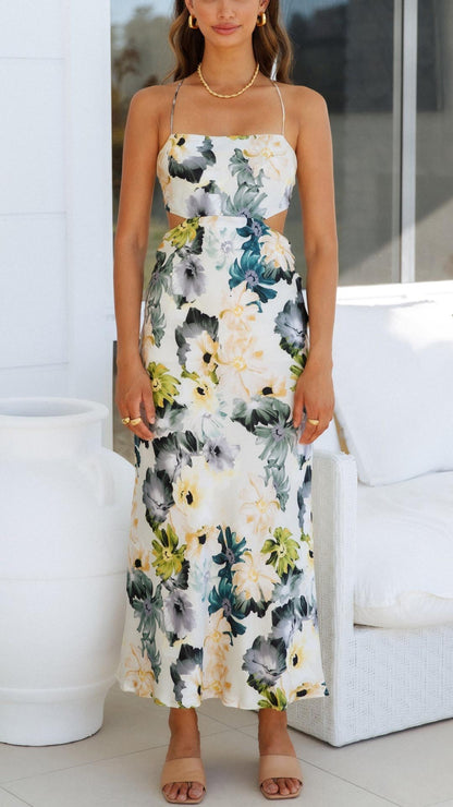 Lena | Floral Elegance Maxi Dress