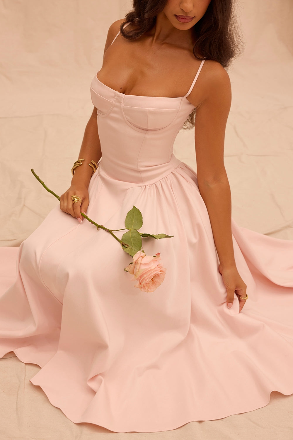 Felicity - Corset Midi Dress
