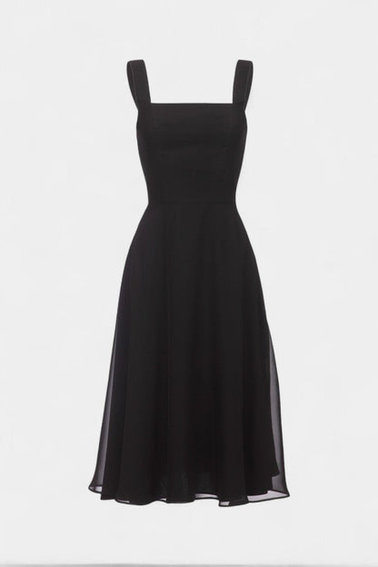 Mary | Sleeveless Fit and Flare A-Line Midi Dress