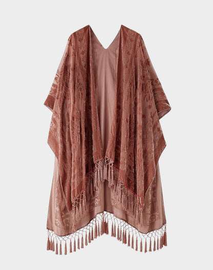 Noa | Velvet Kimono Cardigan