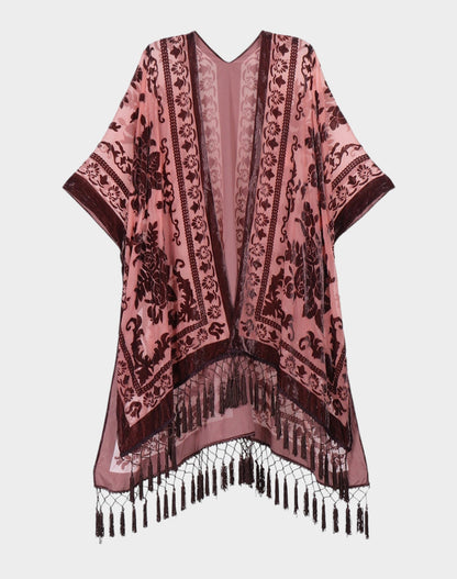 Noa | Velvet Kimono Cardigan