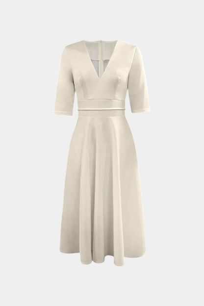 Nylah | A-Line Swing Midi Dress