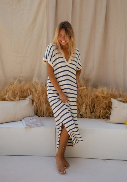 Sophia™ | Striped Knitted Summer Dress