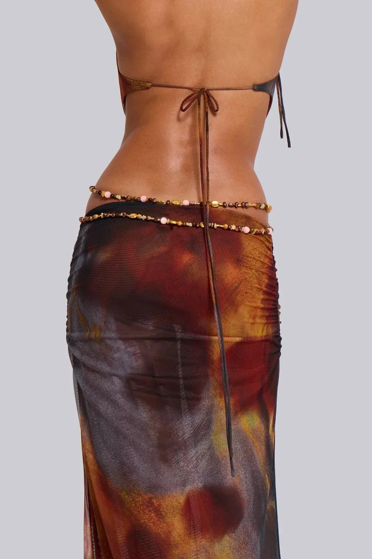 Robin | Cut Out Print Dress