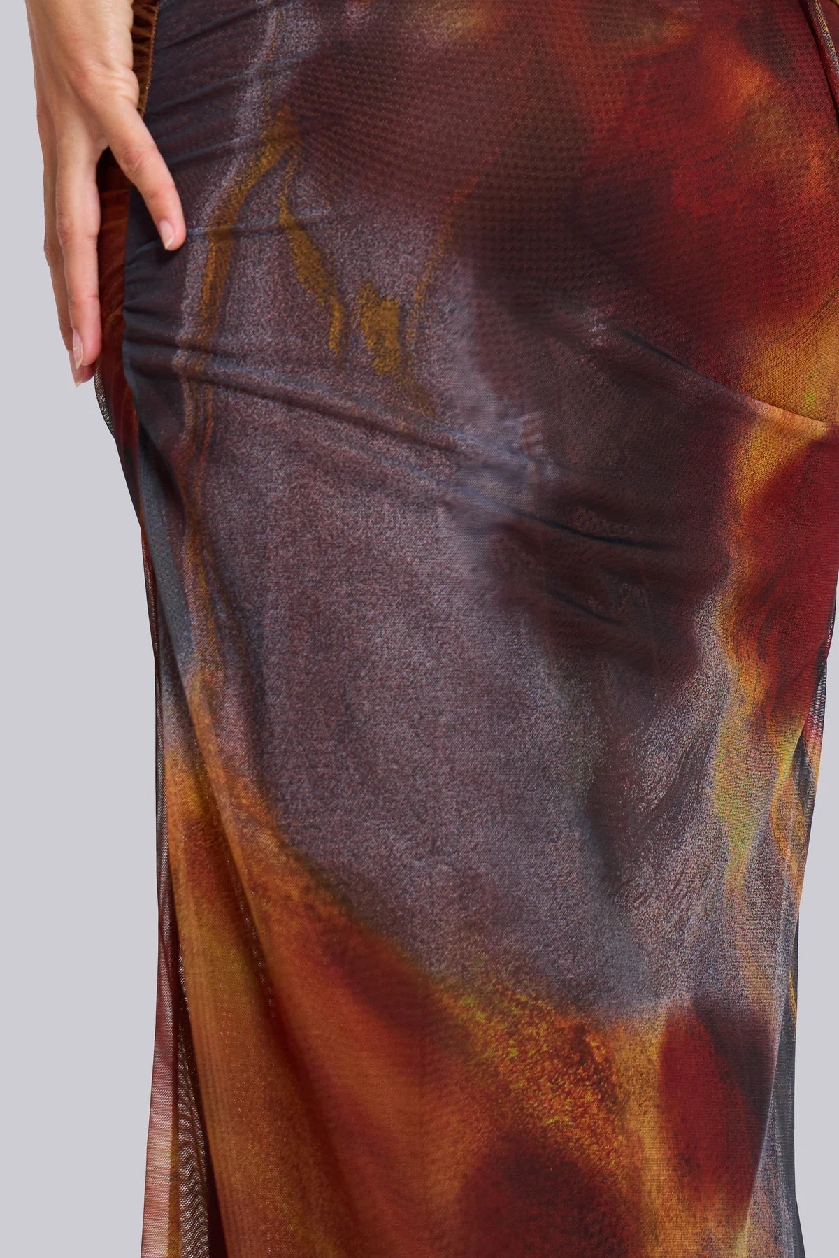 Robin | Cut Out Print Dress