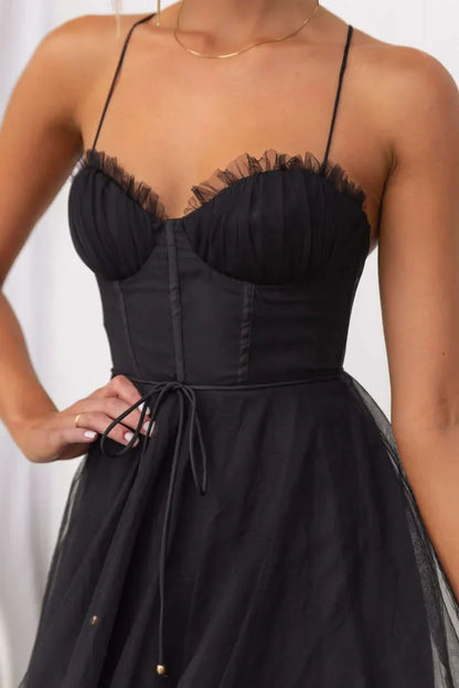 Eileen Corset Tulle - Midi Dress