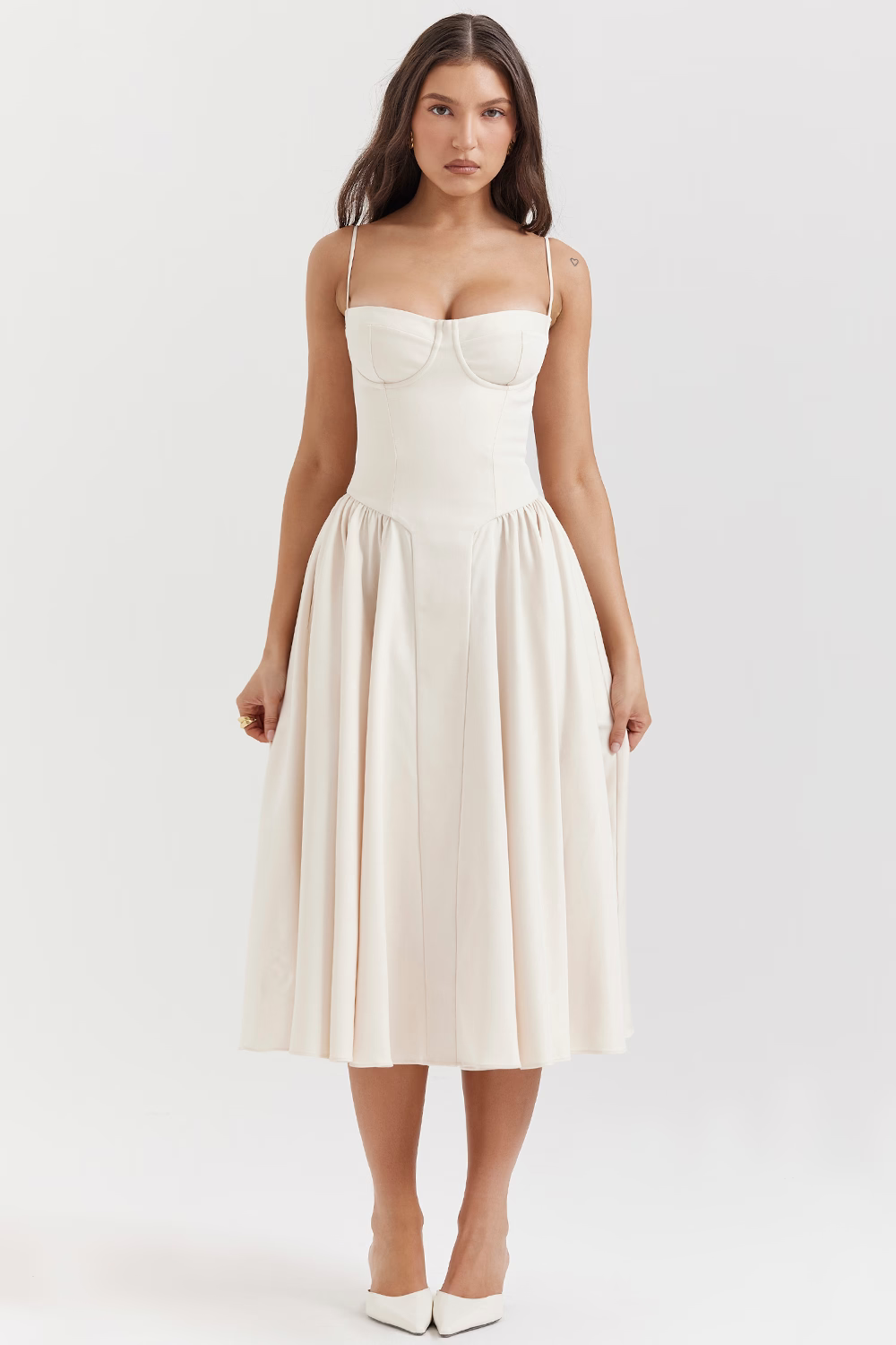 Felicity - Corset Midi Dress