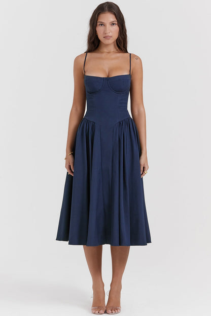Felicity - Corset Midi Dress