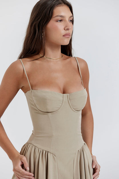 Felicity - Corset Midi Dress