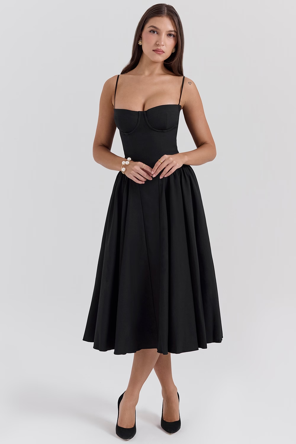 Felicity - Corset Midi Dress