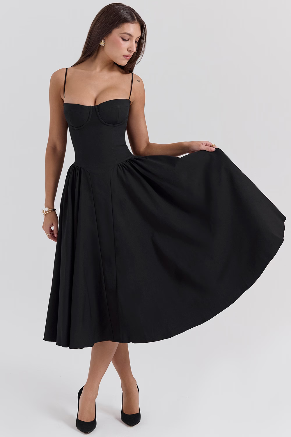 Felicity - Corset Midi Dress