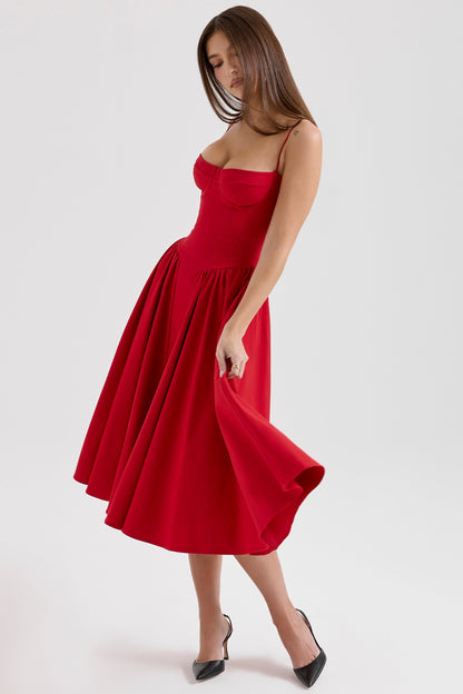 Felicity - Corset Midi Dress