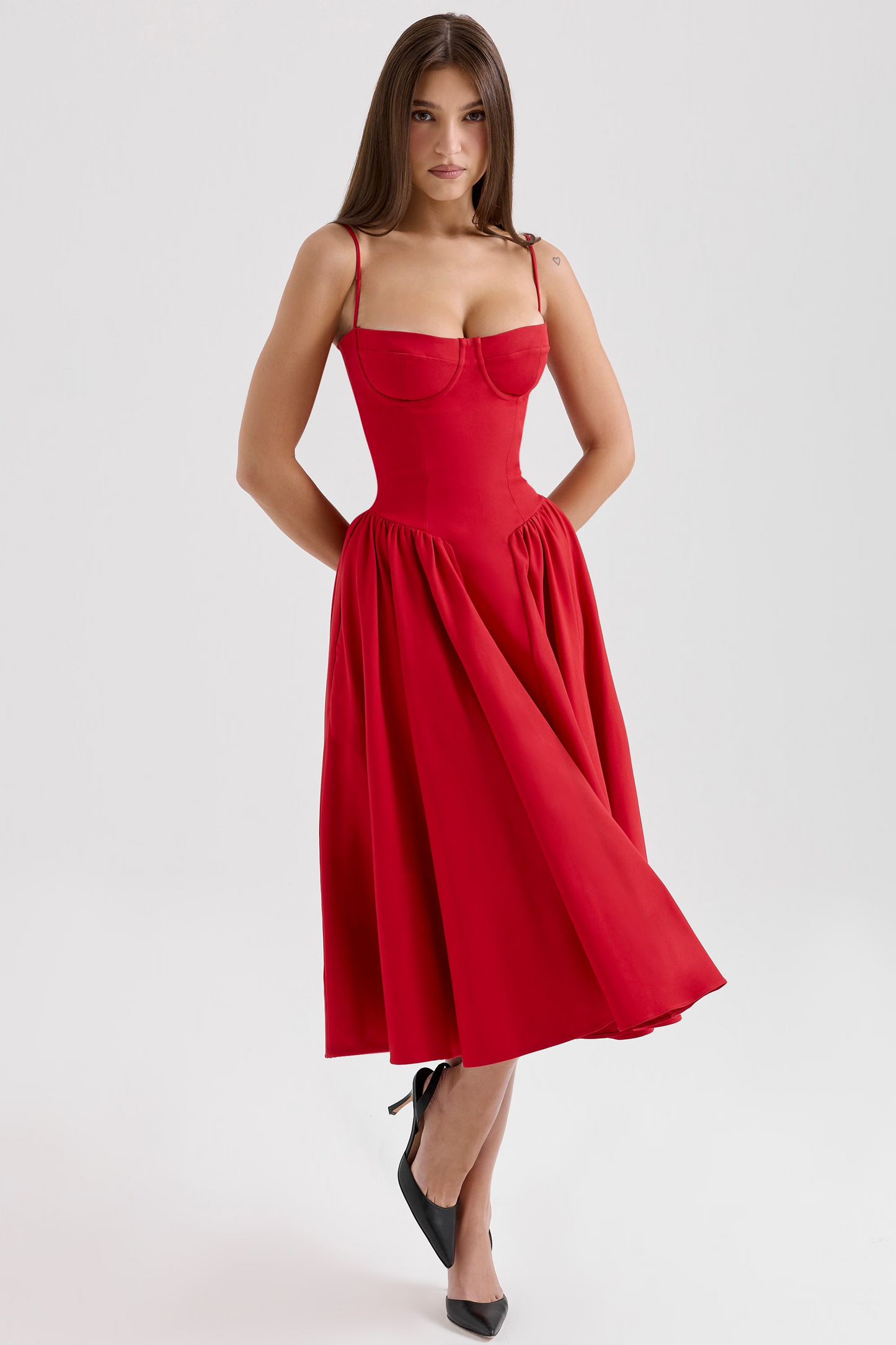Felicity - Corset Midi Dress