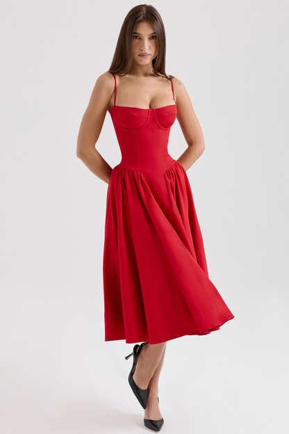 Felicity - Corset Midi Dress