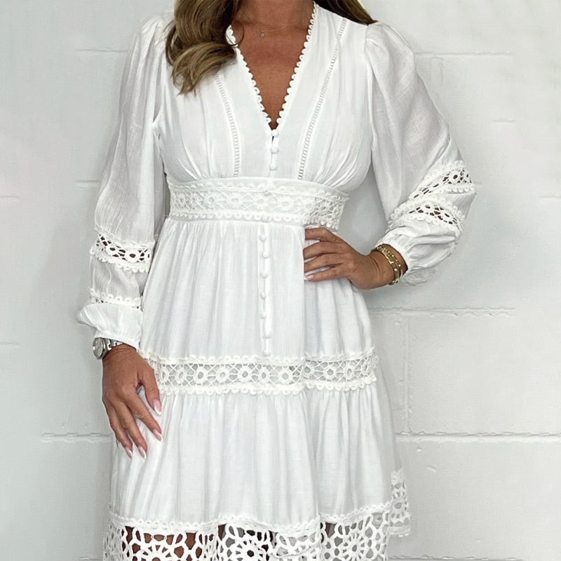 Marilyn - Women's Vintage Lace Dress