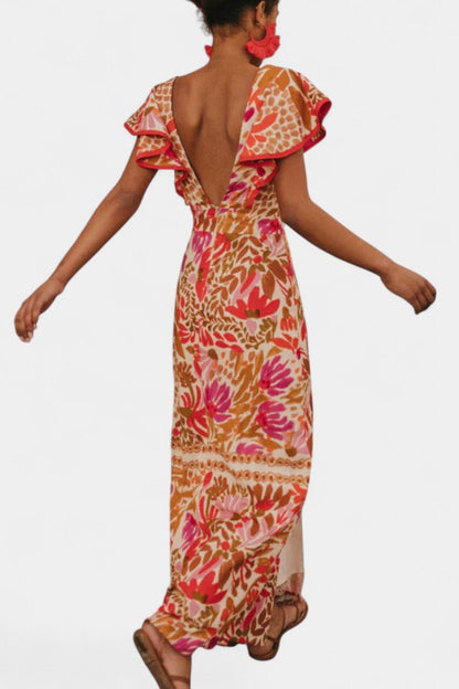 Suzanne | Vibrant Floral Maxi Dress