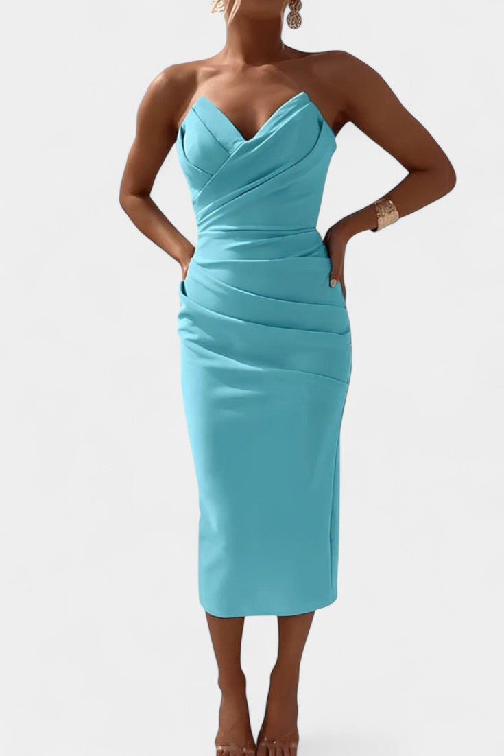 Iveta - Strapless Backless Dress
