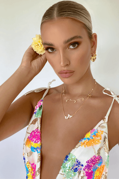Vera | Tropical Mini Dress